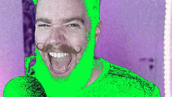 Green Wall Beard Edit Out GIF