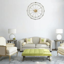 Green Wall Clock Display GIF