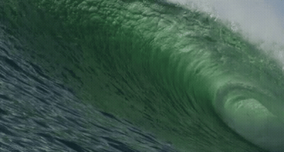 Green Wave In Ocean GIF