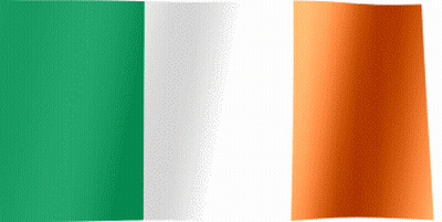 Green White And Orange Flag GIF