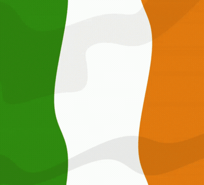 Green White And Orange Flag With Euro Sign GIF