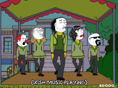 Green White Orange Flag With Euro Sign GIF