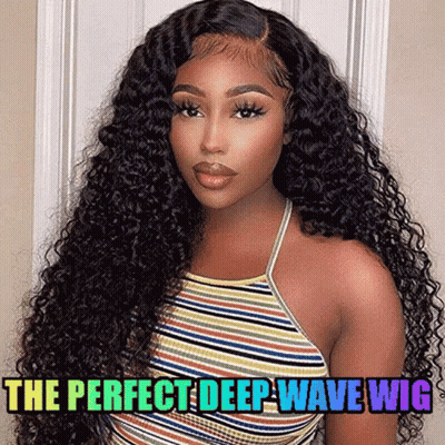 Green Wig Woman Women's Day Wig Hair Deals GIF