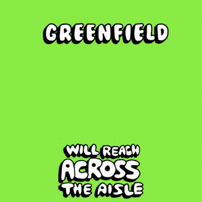 Greenfield Will Reach Across The Aisle With A Cartoon Handshake GIF
