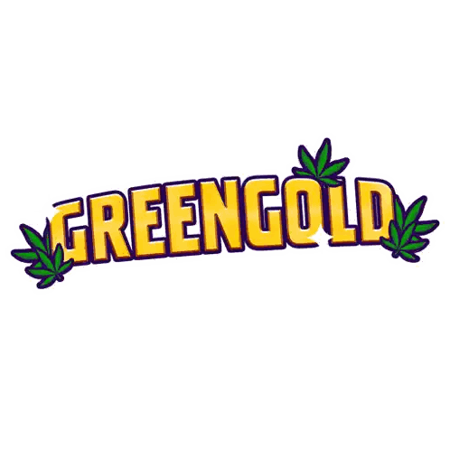 Greengold Logo With Leaves Sticker