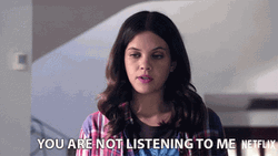 Greenhouse Academy Ariel Mortman Not Listening To Me GIF