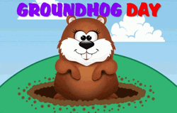 Greet You A Happy Groundhog  GIF