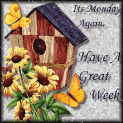 Greeting Card For Monday With Coffee Cup GIF
