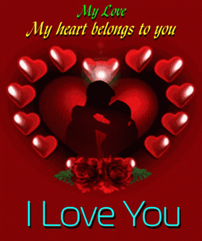 Greeting Card Saying I Love You GIF