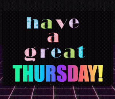 Greeting Card Saying It's Thursday GIF