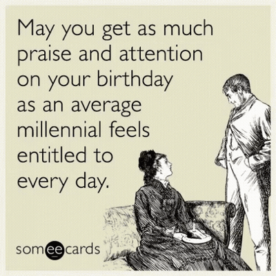Greeting Card Saying May You Get Praise And Attention GIF