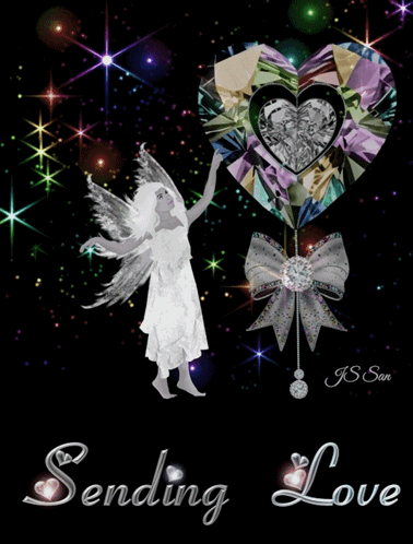 Greeting Card Saying Sending Love GIF