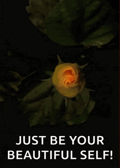 Greeting Card Saying You Are Beautiful With Hearts GIF