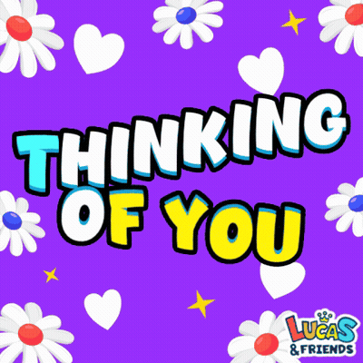 Greeting Card Thinking Of You And Sending Love And Hugs Your Way GIF