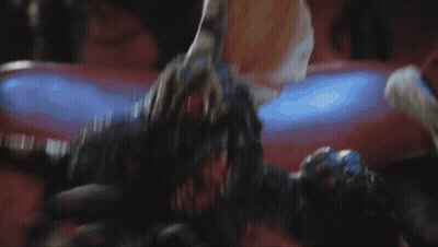 Gremlin Holding Bag That Says T8 GIF