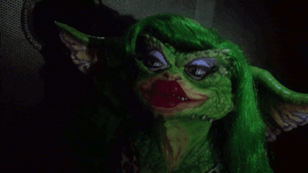 Gremlins 2 Flirty Kiss GIF