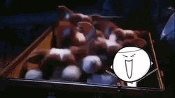 Gremlins Cartoon Jumping Happy GIF