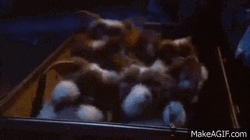  Gremlins Creepy Happy Jumping GIF