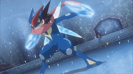 Greninja Ice Attack GIF