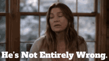Grey's Anatomy Meredith Wrong GIF