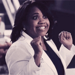 Grey's Anatomy Miranda Bailey Excited Face GIF