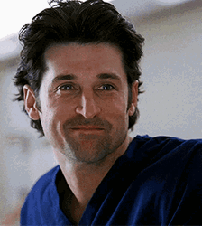 Grey's Anatomy Patrick Dempsey As Derek "McDreamy" Shepherd Shaking My Head   GIF