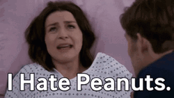 Greys Anatomy Amelia Shepherd I Hate Peanuts GIF