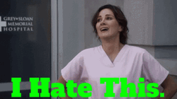 Greys Anatomy Series Carina Deluca This Sucks  GIF