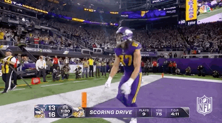 Griddy Dance Minnesota Vikings Scoring Drive GIF