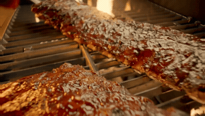 Grilled Ribs With Sauce GIF