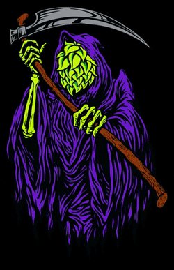 Grim Reaper Changing Colors GIF