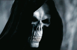 Grim Reaper Confused Pratchett GIF