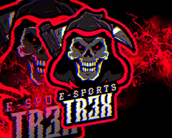 Grim Reaper E-Sports Trek Logo  GIF