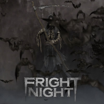 Grim Reaper Holding Scythe Fright Night GIF