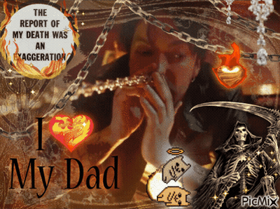 Grim Reaper I Love My Dad GIF
