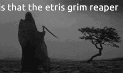 Grim Reaper Shadow Stormy Night GIF