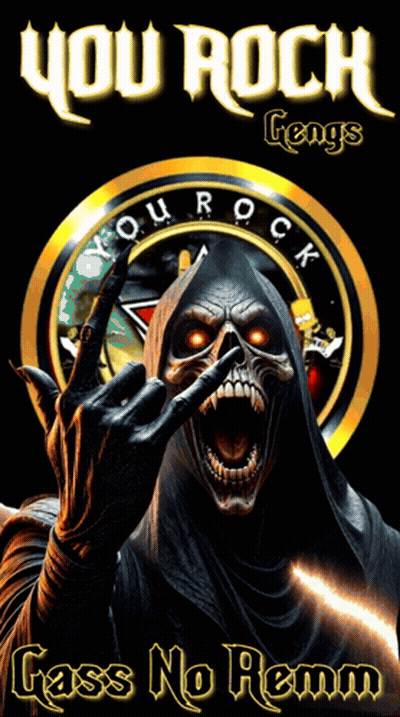 Grim Reaper You Rock Gangs GIF