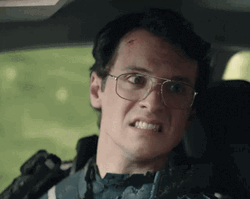 Grimace Expression Freddie Stroma GIF