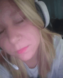 Grimace Funny Face Woman GIF