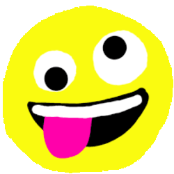Grimacing Silly Sticker GIF