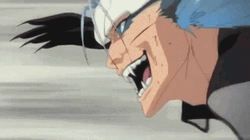 Grimmjow Jaegerjaquez Attack Ichigo GIF