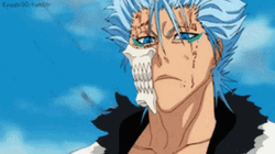 Grimmjow Looking Straight GIF