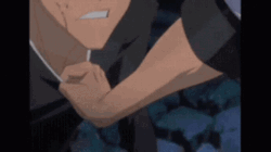 Grimmjow Punching Ichigo  GIF