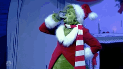 Grinch Almost Got Heart Attack GIF