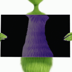 Grinch Heart Slowly Pop Up GIF