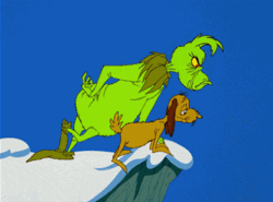 Grinch Heart With A Dog GIF