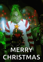 Grinch Merry Xmas GIF