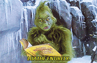 Grinch Reading Book Loath