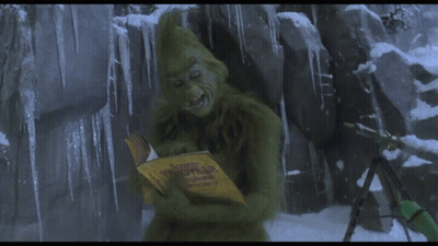 Grinch Reading Loath Book GIF