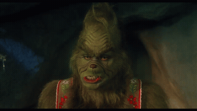 Grinch Saying But I'll Be Fashionably Late GIF